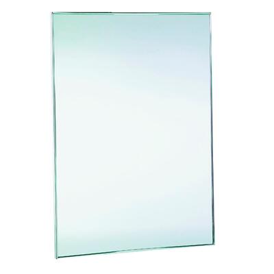 Espejo Con Marco 700 X 500 Mm Satinado Acero Inox